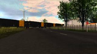 JointedRailVideos - Chasing A BNSF Coal Train On The 'North American Grain Shortline'