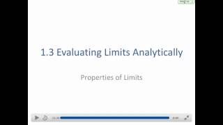 AP Calculus AB Evaluating Limits (Part 2 of 2)