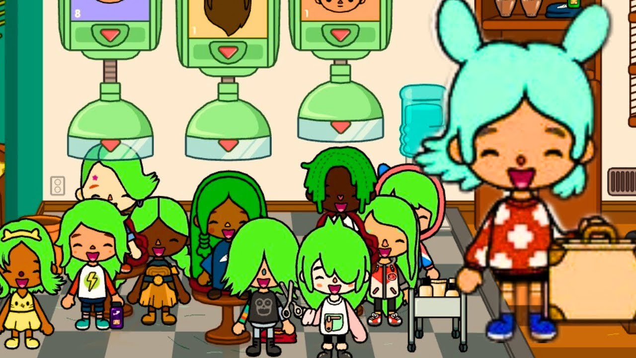 Rita dyed everyone's hair // Toca Life World // Daisy Toca YouTube