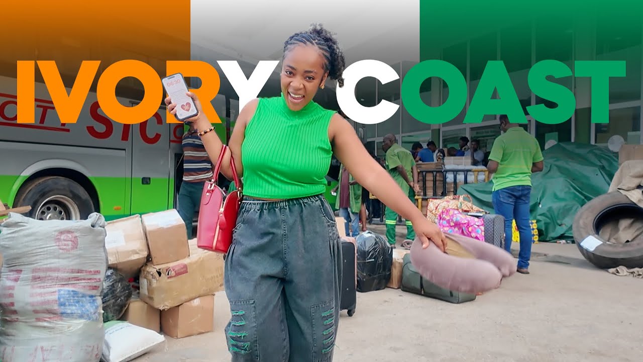 We Travelled to ABIDJAN , IVORY COAST from Accra Ghana || Road Trip