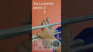 las 7 posiciones de la trompeta