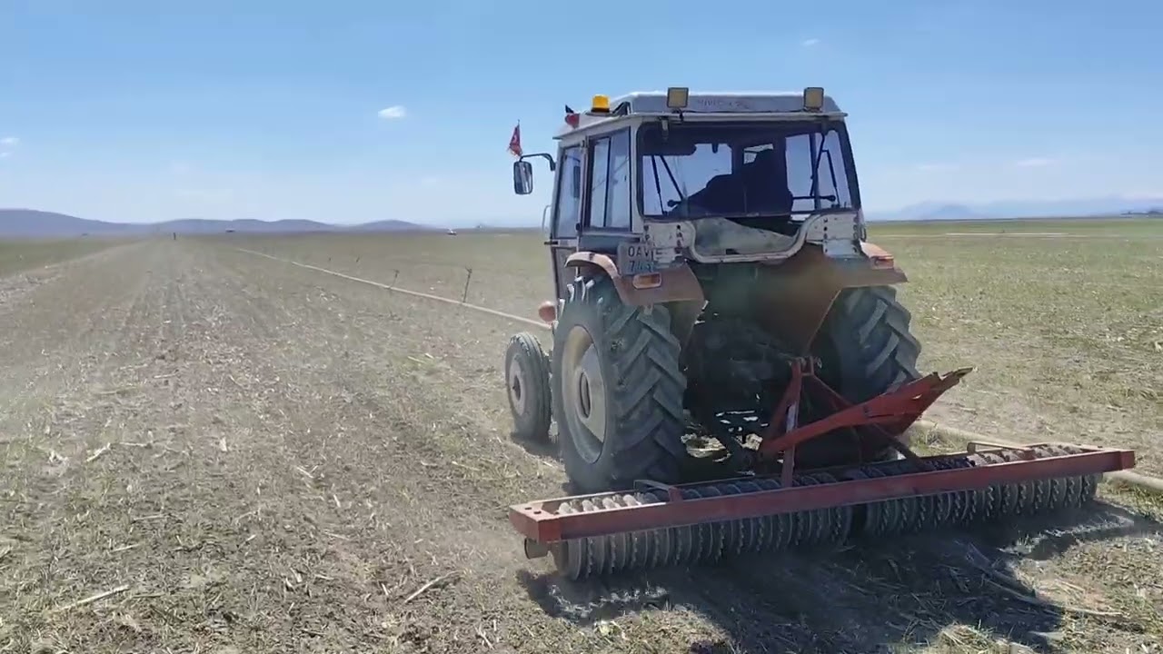 KARAMAN BURUNOBA KÖYÜ EKİNE MERDANE CEKİM 2026 