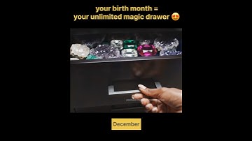 Your birth month is the magical drawer 😍  #aiasmr #asmr
