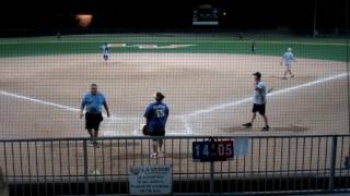 Jeff Dipping Dopply Rbi Single To Short Left Bringing In Wayne From First Game 9 Fbc Softball 20