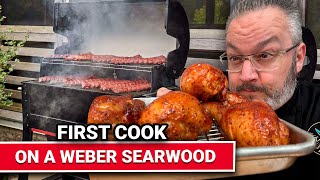 First Cook On A Weber Searwood  Ace Hardware