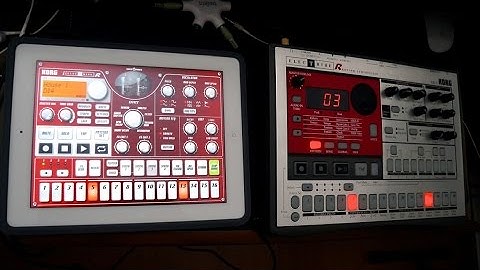 Korg iElectribe for iPad vs Korg Electribe ER-1