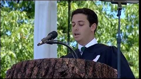 Valedictory to the College: David Rogg