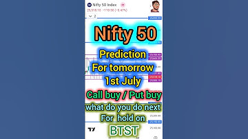 Nifty prediction for tomorrow | Tuesday Market prediction | tomorrow market prediction #nifty