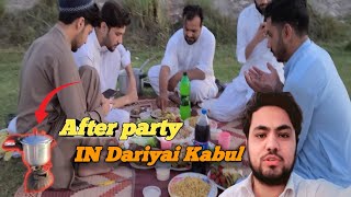 After party Village ka Dosto  ka sath IN  Dariyai Kabul River🥗/Waseem khan vlog/