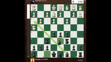 Brilliant move in bullet chess game! #chess #brilliant #shorts
