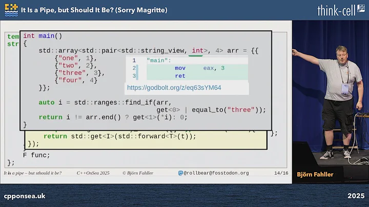 Lightning Talk: It Is a Pipe, but Should It Be? (Sorry Magritte) - Björn Fahller - C++ on Sea 2025