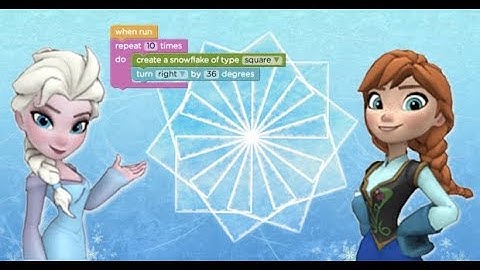 Hour of Code - Frozen - Anna and Elsa Walkthrough