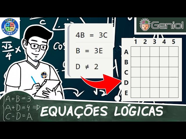 Racha Cuca - Equações Lógicas é um jogo que mistura matemática (álgebra  básica) e lógica. Ele é atualizado às 00:00, 12:00, 16:00 e 20:00 horas -   #Geniol