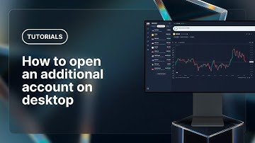 Desktop - How to open an additional account on desktop