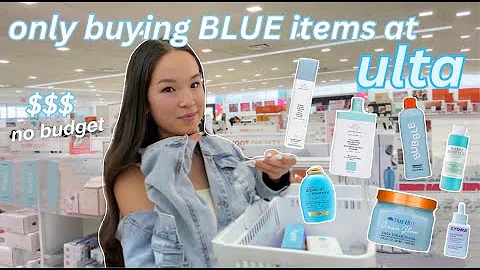 only buying BLUE items at ulta *no budget SHOPPING SPREE!!*