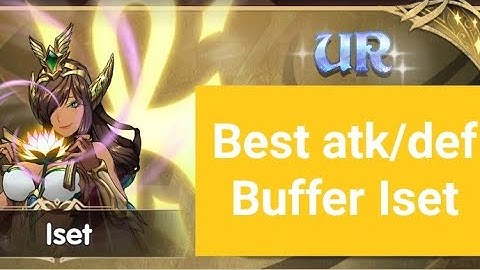 Mythic Heroes Iset Build/Review Best atk/def buffer UR Hero