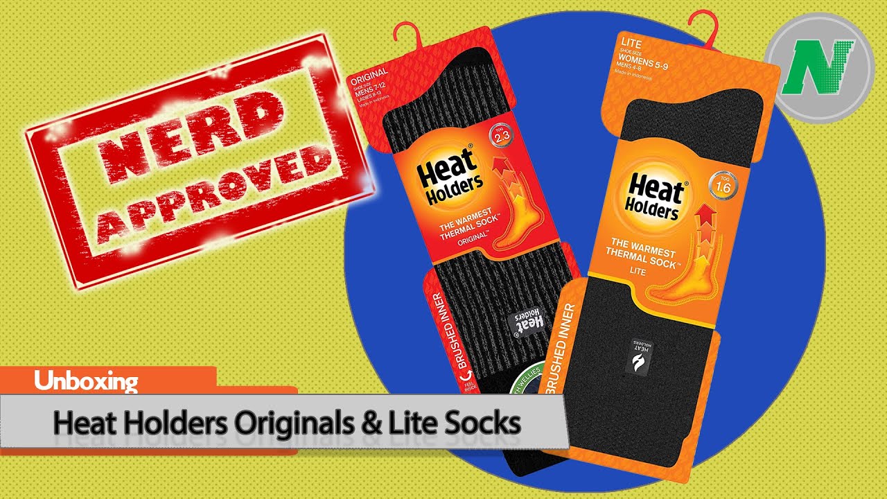 Heat Holders Women's or Men's 3pk LITE Thermal Socks on QVC 