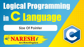 Size of Pointer | Logical Programming in C | Naresh IT