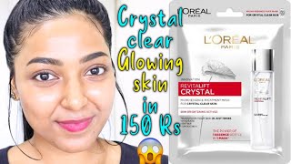 Crystal Glowing Skin with L'Oreal Paris Crystal Sheet Masks in 15 mins Wealth
