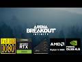Arena Breakout: Infinite DLSS 4.5 on RTX 2060 12GB, Ryzen 5 3600, 32GB RAM Benchmark and Gameplay