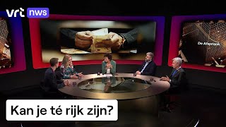 Jos D'Haese, Eva De Bleeker en Geert Noels in debat over rijkdom