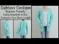 The Sightseer Cardigan | Easy Crochet Cardigan - Beginner Friendly | Crochet Sweater Tutorial