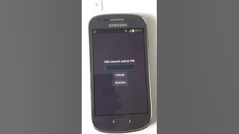 How to Unlock A Samsung Galaxy S3 by code