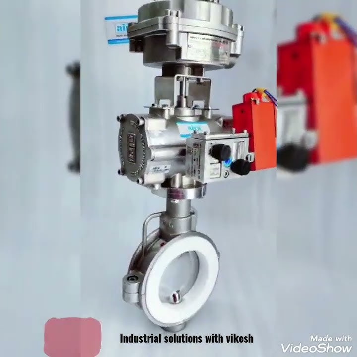 Actuated Butterfly valve with PTFE lined- Make Aira Euro #shorts