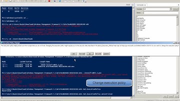 install MS PowerShell 5.1 on MS Windows 7 using "Install-WMF5.1.ps1"