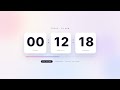 🌸 25/5 Pomodoro · Minimal Pastel Aesthetic · Focus / Study / Deep Work Countdown
