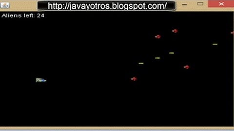 aviones vs asteroides clasico de los 80 en java2D tutorial parte 2