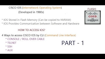CCNA 200 301 - Ch 1.7 - CISCO IOS PART 1 -  in Tamil - Global ITech Network