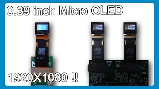 Smallest Micro OLED Display Screen With Highest Resolution 1920x1080