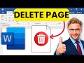 How To Delete Page In Word - The Unknown Trick You Need (Step By Step Guide)