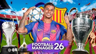 I Became The Manager Of Barcelona In This FM26 Rebuild!