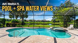 Ave Maria FL Pool Home in Del Webb Naples with Water Views