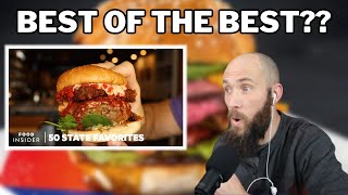 South African Reacts to The Best Burger In Every State