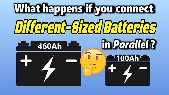 Connecting Batteries with DIFFERENT Capacity in Parallel - What Happens?!