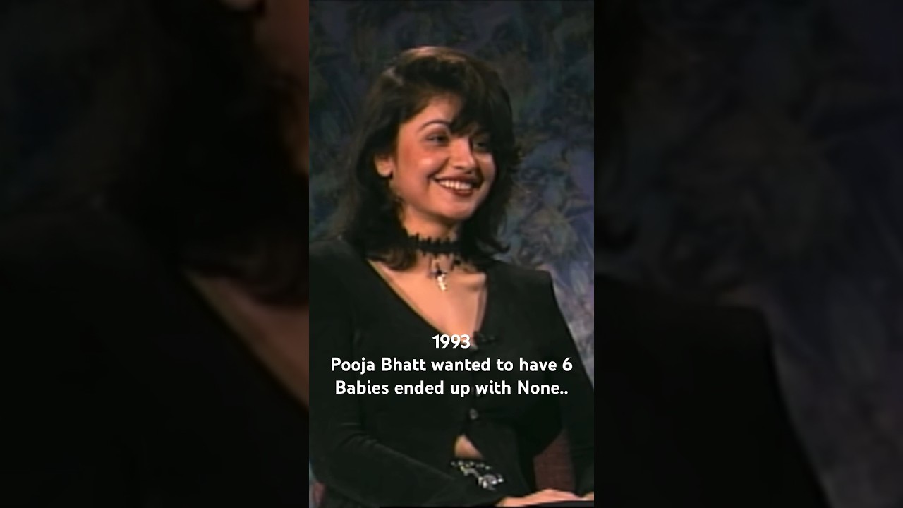 Young Pooja Bhatt wanted to have 6 babies but the reality is, sadly she ended up with none