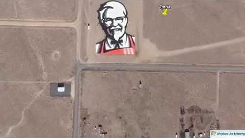 Google Earth, Area 51 & Weird colored picture in the desert