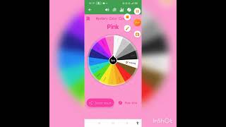 Making a Gacha character using spin the wheel app (not sponsored)