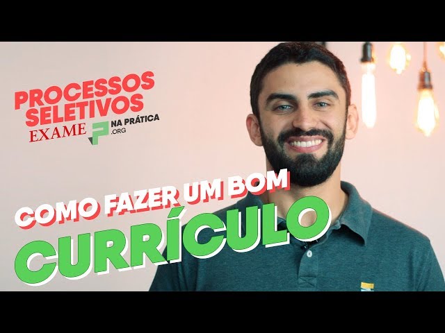 Currículo | Processo Seletivo Na Prática