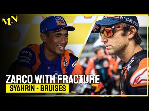 #AustrianGP: Zarco with fracture, Syahrin only bruises | MOTORCYCLES.NEWS