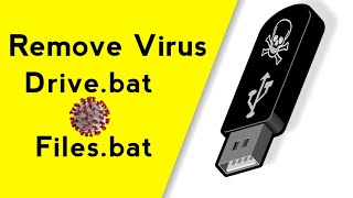 How To Remove Virus Drive.bat / Files.bat  | Files.bat Virus Remove No Data Lost | Educational Word