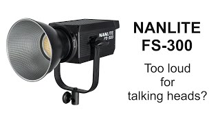 NANLITE FS-300 | Fan Noise Test 1