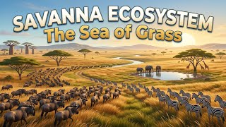 Savanna Ecosystem! 🦁 Resource Partitioning & Keystone Species Explained!