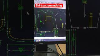 Shirt pattern making tutorial 🔥 #shorts #fashion #vishalcadmaster #patternmaking #shirts #tutorial