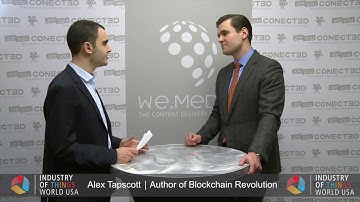 Industry of Things World USA 2017 Interview - Alex Tapscott, Author of Blockchain Revolution