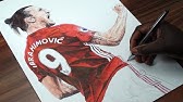 Dybala Pen Drawing - Juventus - DeMoose Art - YouTube