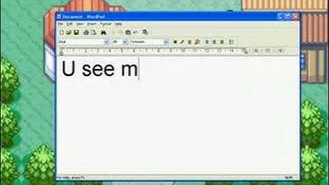 Pokemon Ruby Cheat, Problemo (English Version)